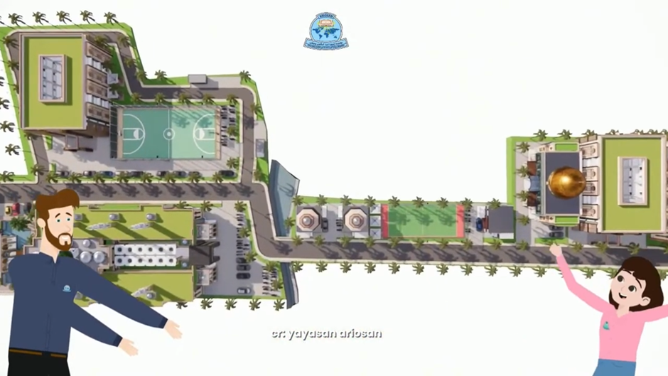 Denah Proyek dari Surra Man Raa